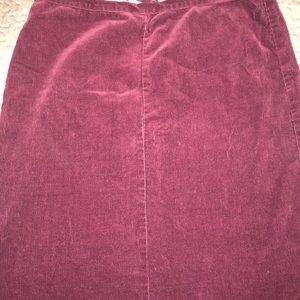 Women’s corduroy skirt